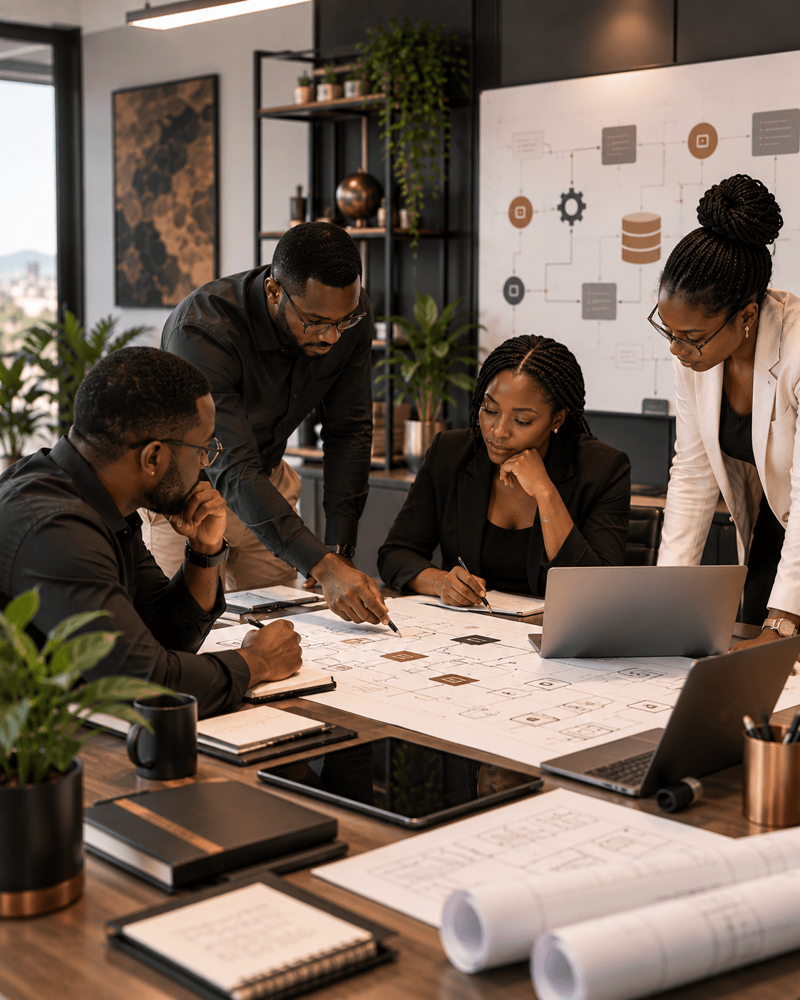 Connected digital systems supporting organisational operations