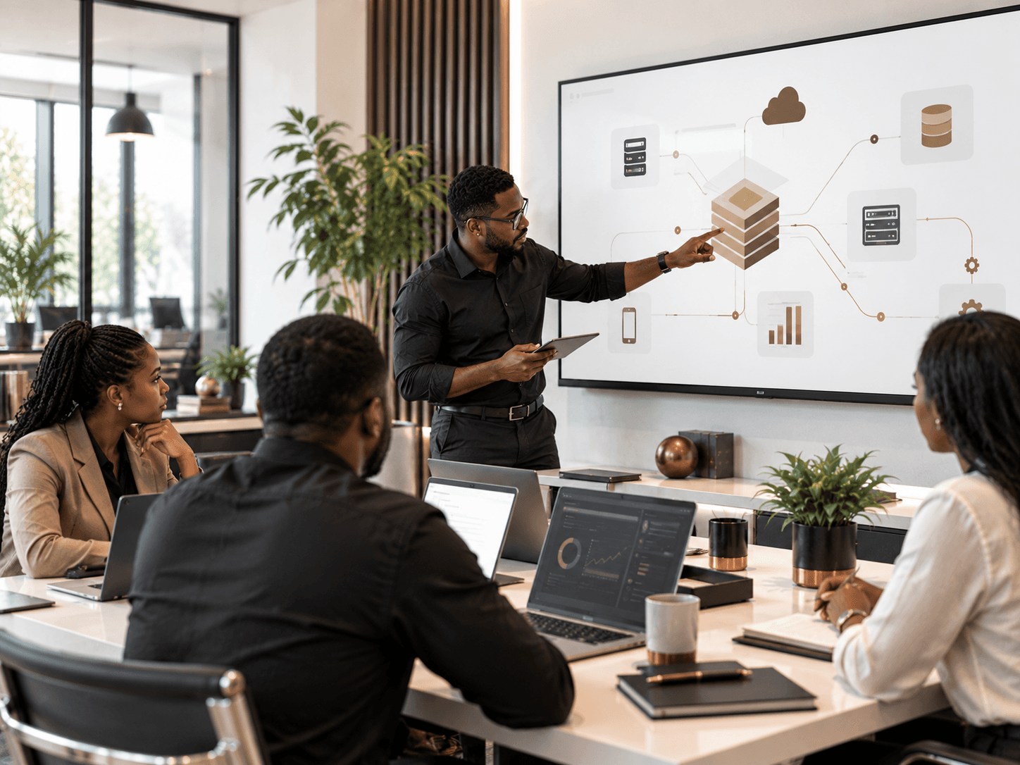 Connected data and system integration across an organisation